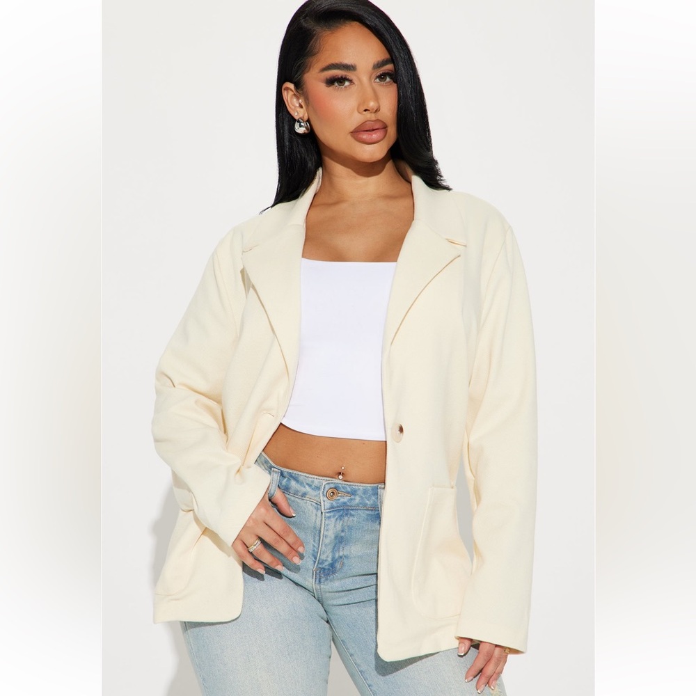 Cream blazer